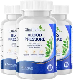 GlucoLife Plus Blood Pressure 3 Bottles